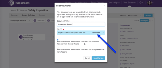 download-inspection-template