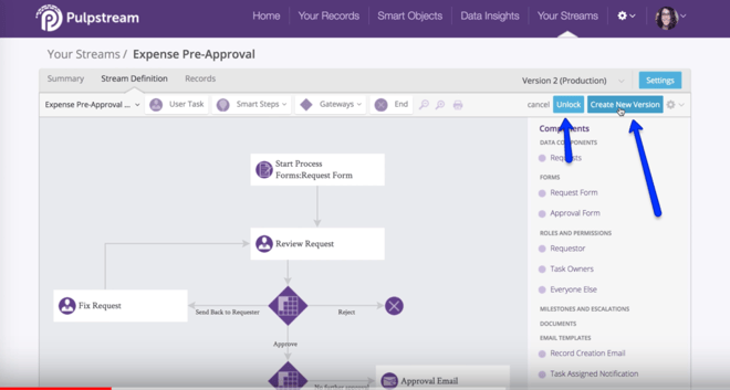 expense-approvals-unlock-vs-create-new-version